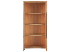 Zella Natural Oak Display Cabinet - Ornate Home