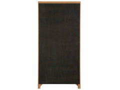 Zella Natural Oak Display Cabinet - Ornate Home