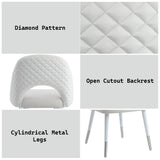 Zemirah White Side Chair (Set of 2) - Ornate Home