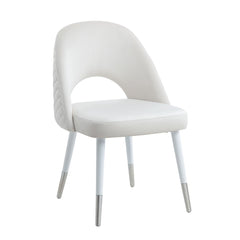 Zemirah White Side Chair (Set of 2) - Ornate Home