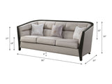 Zemocryss Beige Sofa W/3 Pillows - Ornate Home
