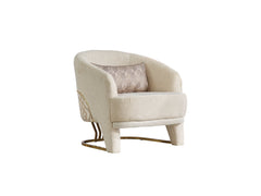 Zen Cream 3-pieces (Sofa & Loveseat & Chair) Living Room Set - Ornate Home