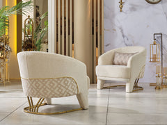 Zen Cream Chair - Ornate Home