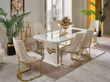 Zen Cream Dining Table - Ornate Home
