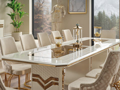 Zen Cream Dining Table - Ornate Home