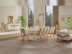 Zen Cream Dining Table - Ornate Home