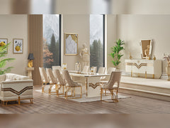 Zen Cream Dining Table - Ornate Home