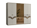Zen Cream/Gold Wardrobe - Ornate Home