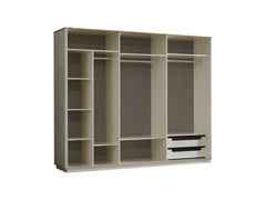 Zen Cream/Gold Wardrobe - Ornate Home