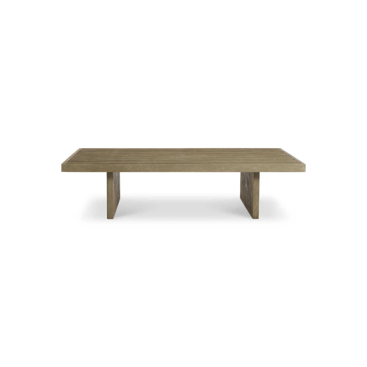 Zen Natural/Gray Outdoor Cocktail Table - Ornate Home