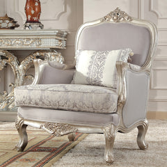 Zen Silver 3pc Living Room Set  / HD-2662 - Ornate Home