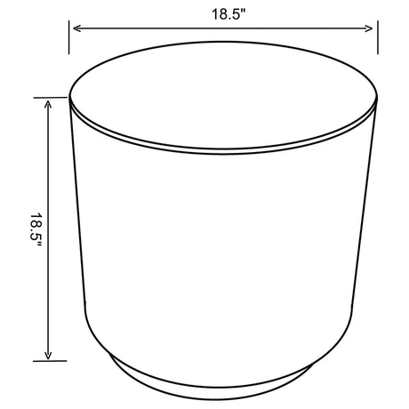 Zena Black Ottoman - Ornate Home