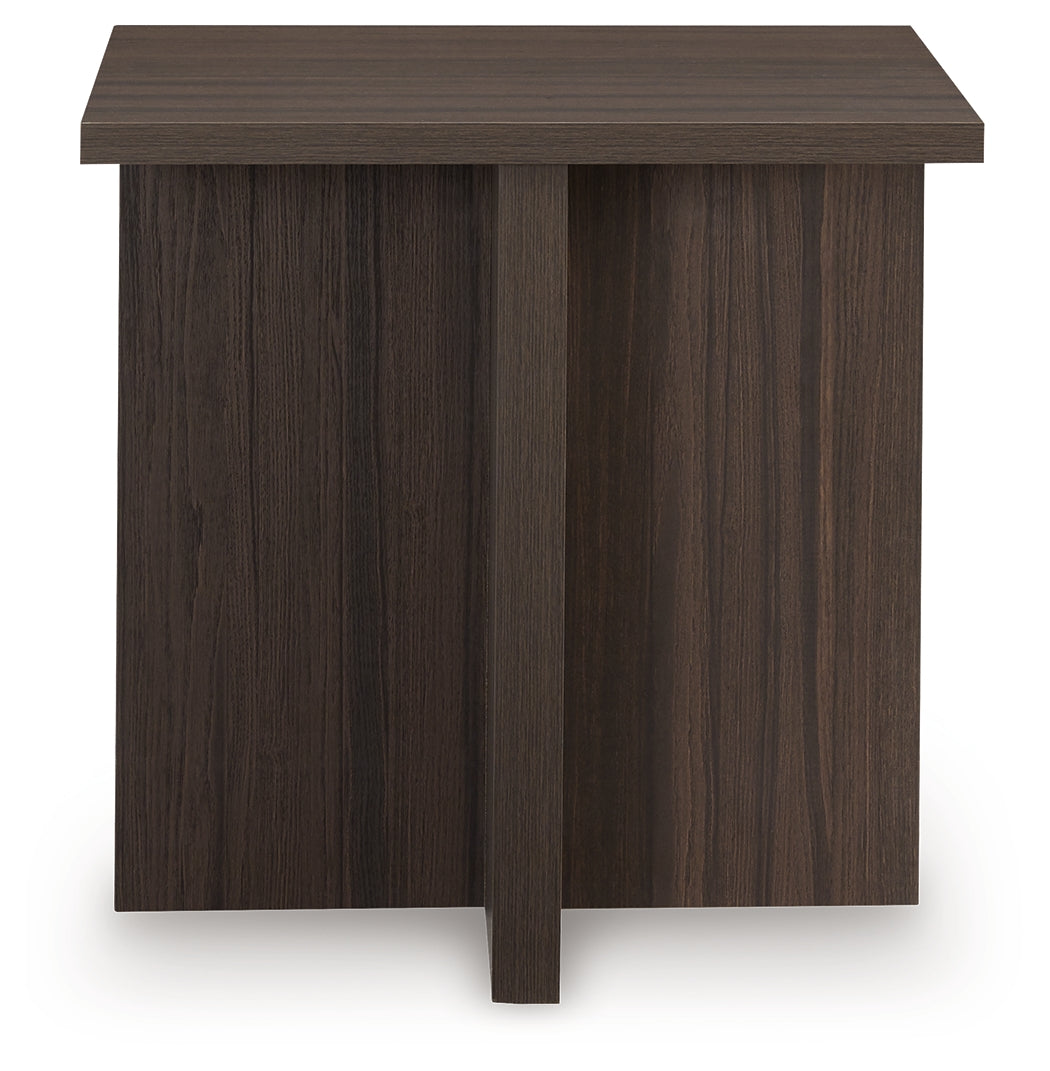 Zendex Brown Occasional Table Set (Set of 2) (Online Special Price) - Ornate Home