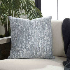 Zenith Indigo Outdoor Pillow - Ornate Home