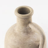 Zenni Warm Beige 9.2"H Ceramic Vase - Ornate Home