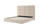 Zennia Gold/Ivory Queen Lift Up Storage Bed
