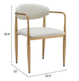 Zens Gray Dining Chair (Set of 2) Quill - Ornate Home