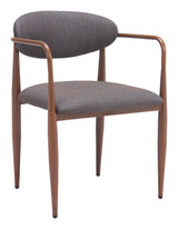 Zens Truffle Gray Dining Chair (Set of 2) - Ornate Home