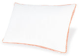 Zephyr 2.0 White/Orange 3-in-1 Pillow (6/Case) (Online Special Price) - Ornate Home