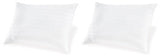 Zephyr 2.0 White Pillow (Set of 2)(9/Case) (Online Special Price) - Ornate Home
