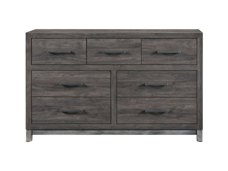 Zephyr Brown/Silver Dresser - Ornate Home