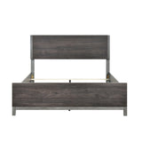 Zephyr Brown/Silver Eastern King Bed - Ornate Home