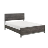 Zephyr Brown/Silver Eastern King Bed - Ornate Home