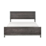 Zephyr Brown/Silver Eastern King Bed - Ornate Home