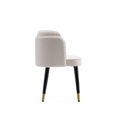 Zephyr Dining Chair in Cream - Ornate Home
