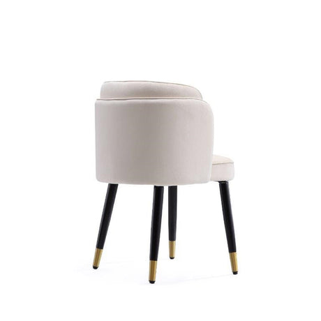 Zephyr Dining Chair in Cream - Ornate Home