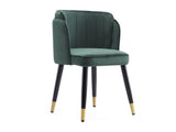 Zephyr Dining Chair in Hunter Green - Ornate Home