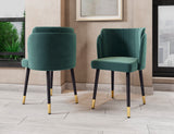 Zephyr Dining Chair in Hunter Green - Ornate Home