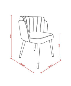Zephyr Dining Chair in Hunter Green - Ornate Home