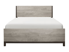 Zephyr Light Gray Eastern King Bed - Ornate Home