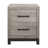 Zephyr Light Gray / Gray 4-piece Twin Bedroom Set - Ornate Home