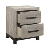Zephyr Light Gray / Gray 4-piece Twin Bedroom Set - Ornate Home
