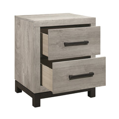 Zephyr Light Gray / Gray 4-piece Twin Bedroom Set - Ornate Home