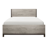 Zephyr Light Gray/Gray 5-Piece Queen Bedroom Set - Ornate Home