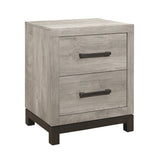 Zephyr Light Gray/Gray 5-Piece Queen Bedroom Set - Ornate Home