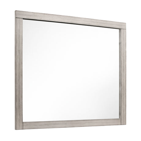 Zephyr Light Gray Mirror - Ornate Home