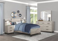 Zephyr Light Gray Mirror - Ornate Home
