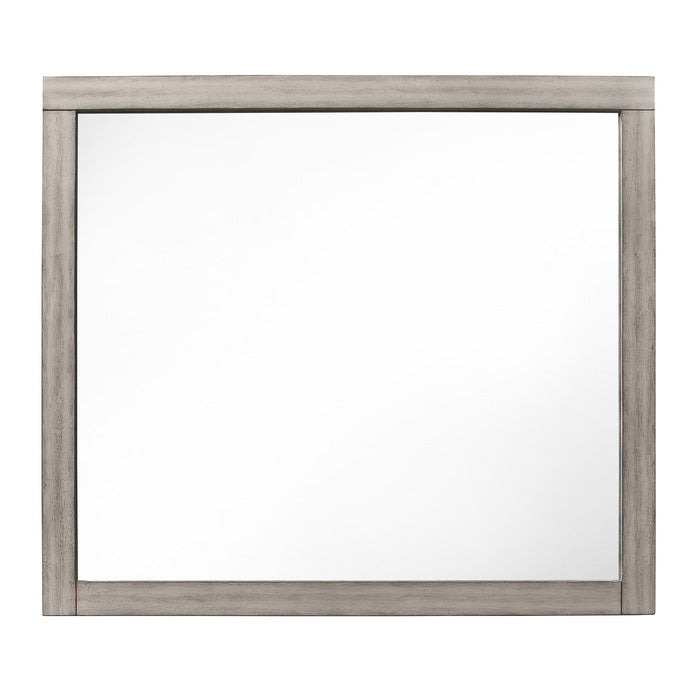 Zephyr Light Gray Mirror - Ornate Home