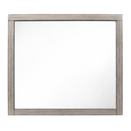 Zephyr Light Gray Mirror - Ornate Home