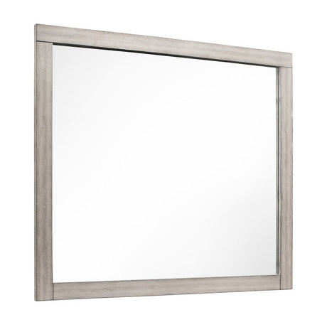 Zephyr Light Gray Mirror - Ornate Home