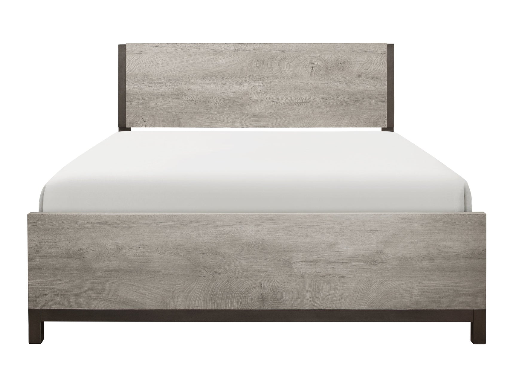 Zephyr Light Gray Queen Bed - Ornate Home