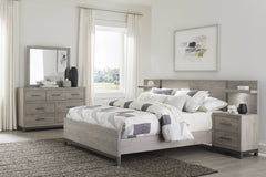 Zephyr Silver Queen Wall Bed 5pc Bedroom Set - Ornate Home