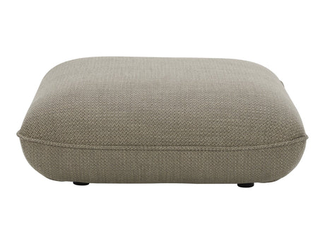 Zeppelin  Speckled Grey Ottoman - Ornate Home
