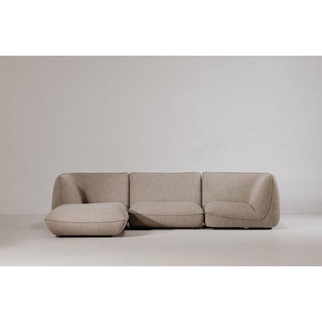 Zeppelin  Speckled Grey Ottoman - Ornate Home