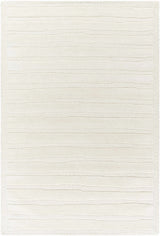 Zerah White Wool Area Rug - Clearance - Ornate Home
