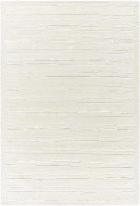 Zerah White Wool Area Rug - Clearance - Ornate Home